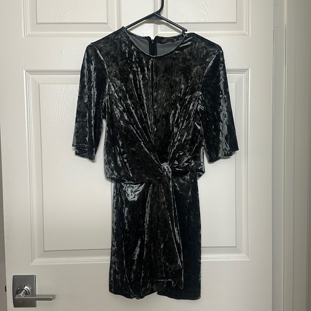 Zara Velvet Mini Dress